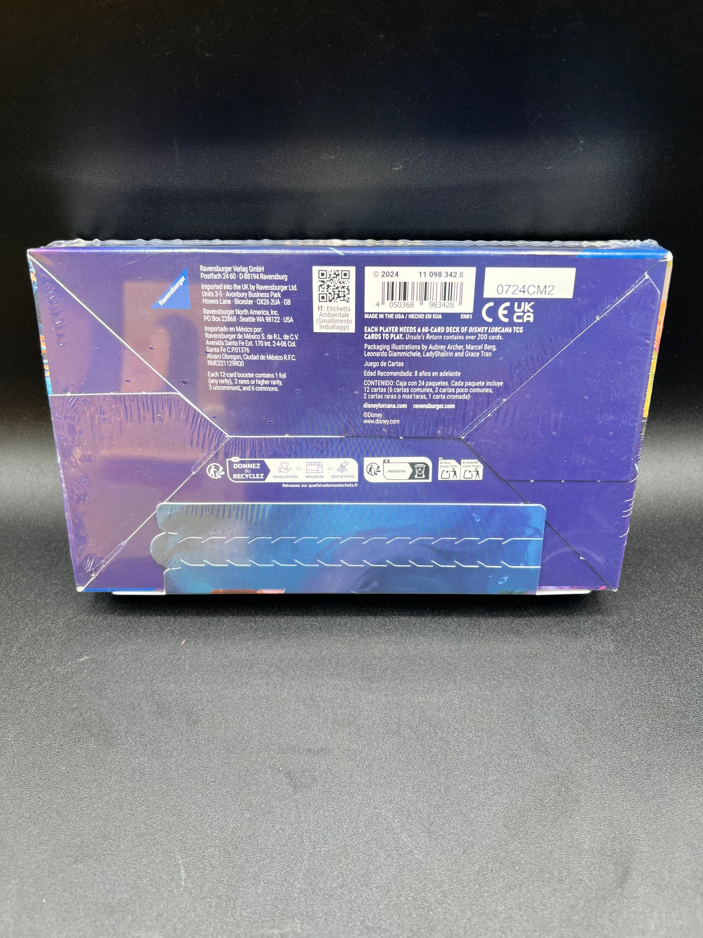 DISNEY'S LORCANA URSULA'S TRADING CARD BOOSTER BOX