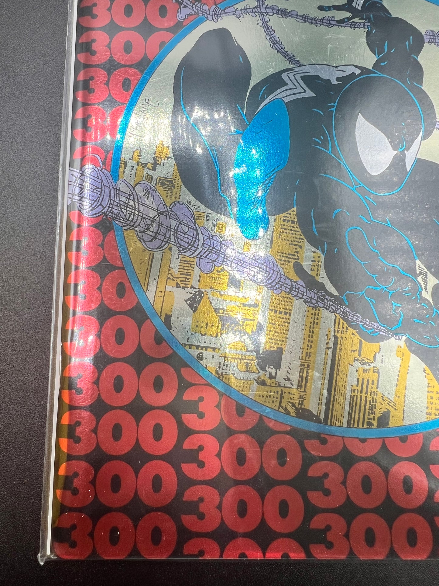 MARVEL COMICS AMAZING SPIDER-MAN #300 FACSIMILE FOIL COVER, NEW MINT
