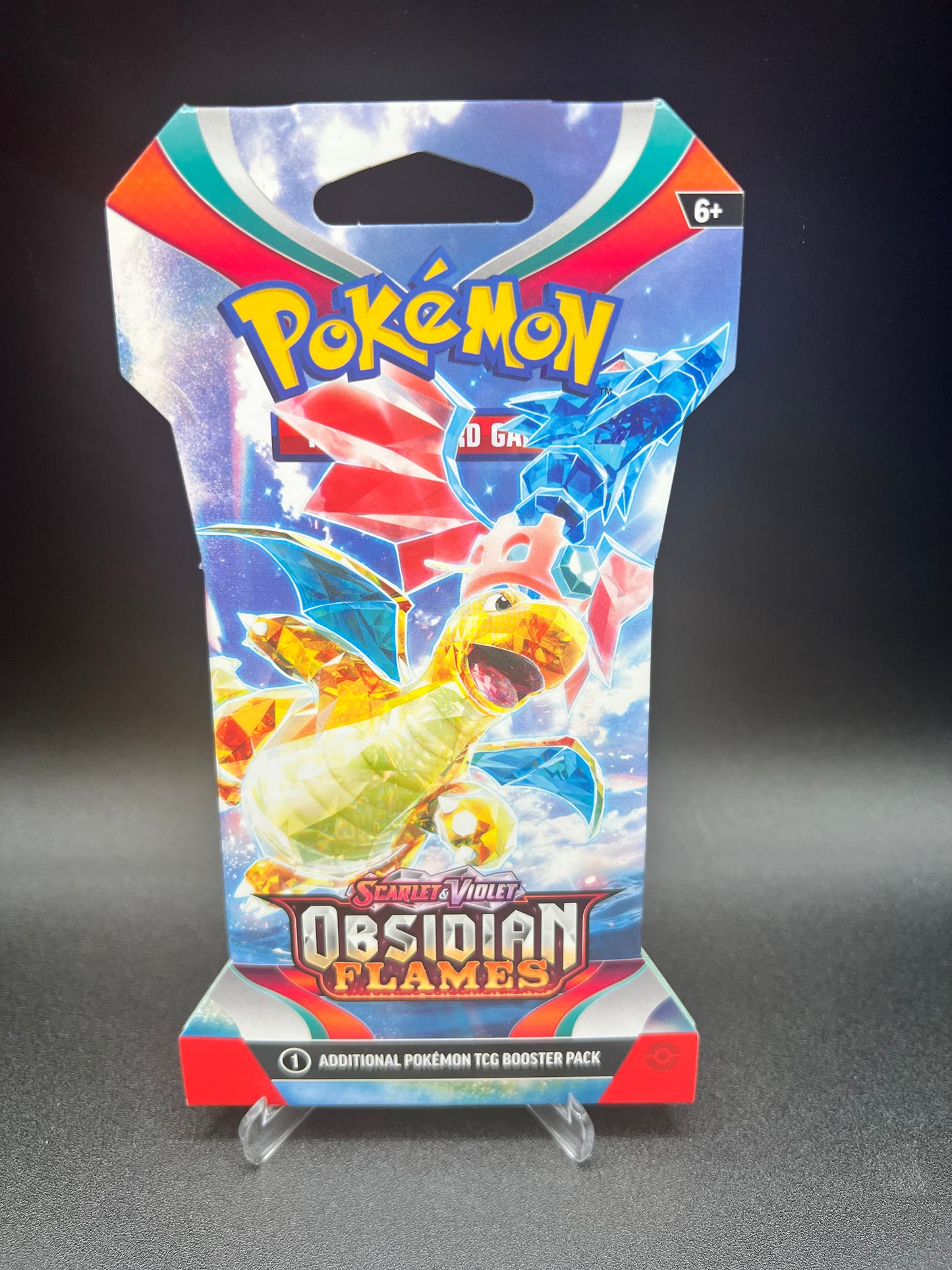 POKEMON CARD OBSIDIAN FLAMES SLEEVED BOOSTER PACK (RANDOM SLEEVED ART)