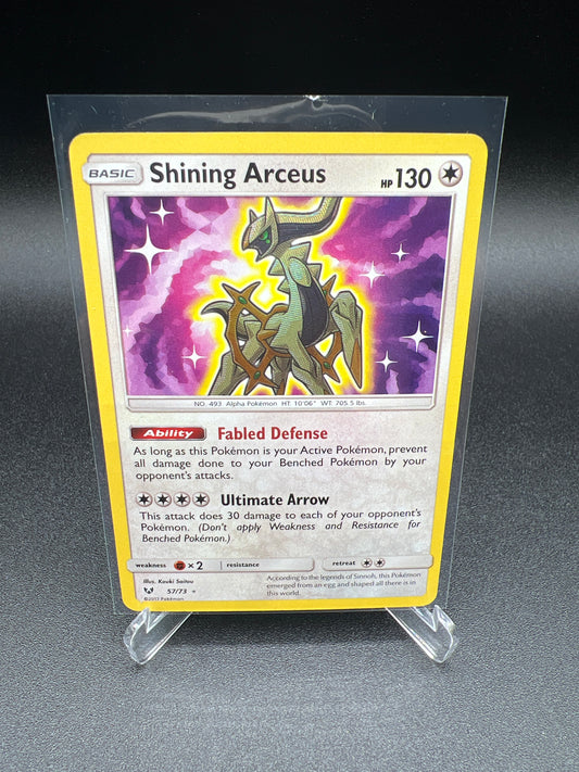 POKEMON CARD SHINING ARCEUS 57/73 HOLO SLASHING LEGENDS- NM