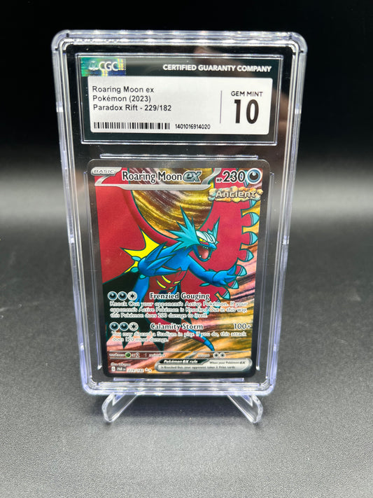 POKEMON CARD ROARING MOON EX 229/182 CGC 10 (NOT PSA)