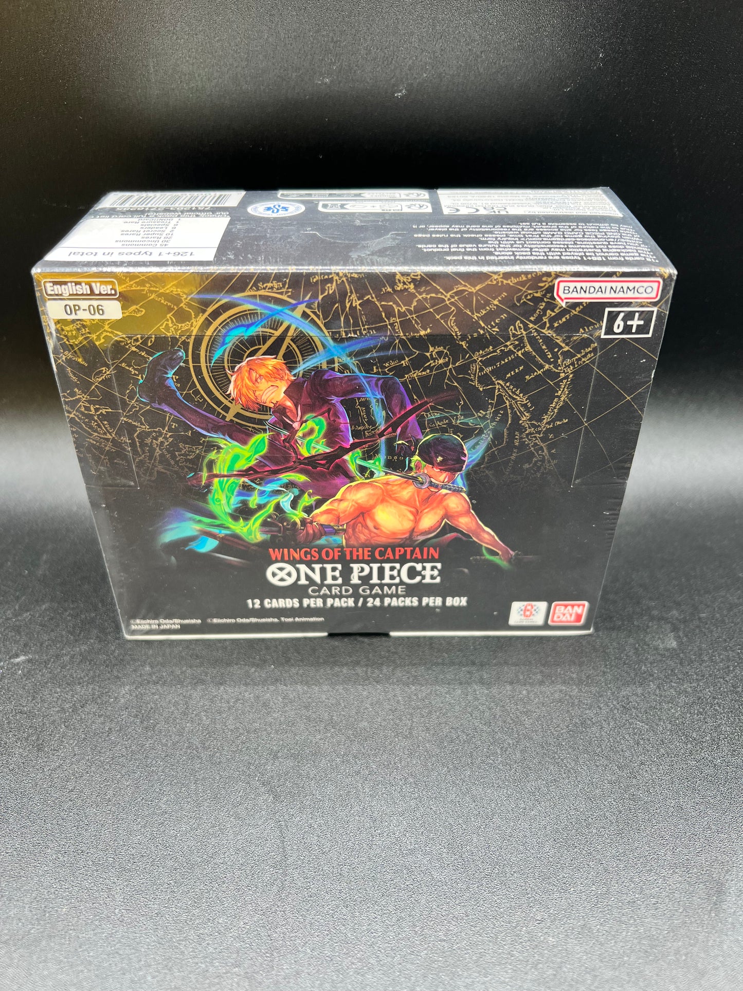 ONE PIECE BANDAI TRADING CARD WINGS OF THE CAPTAIN BOOSTER BOX