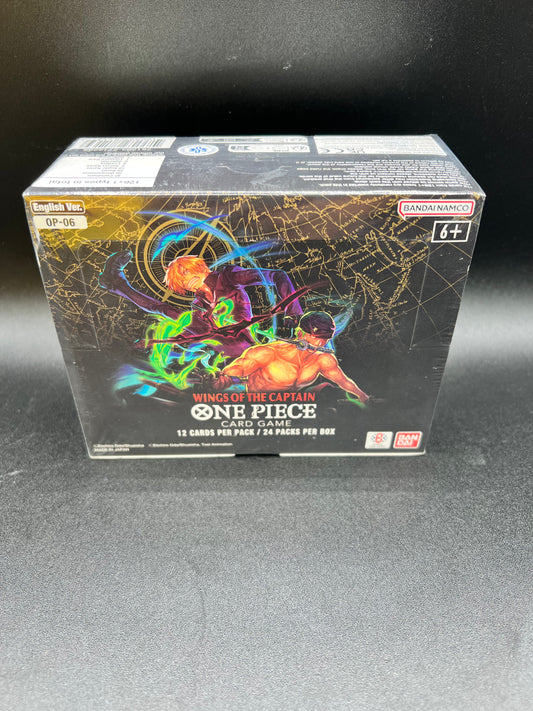 ONE PIECE BANDAI TRADING CARD WINGS OF THE CAPTAIN BOOSTER BOX