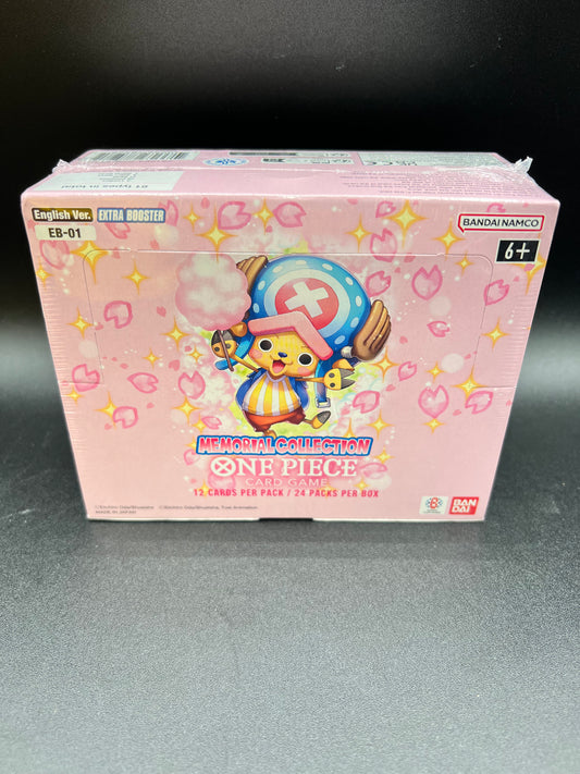 ONE PIECE BANDAI TRADING CARD MEMORIAL COLLECTION BOOSTER BOX