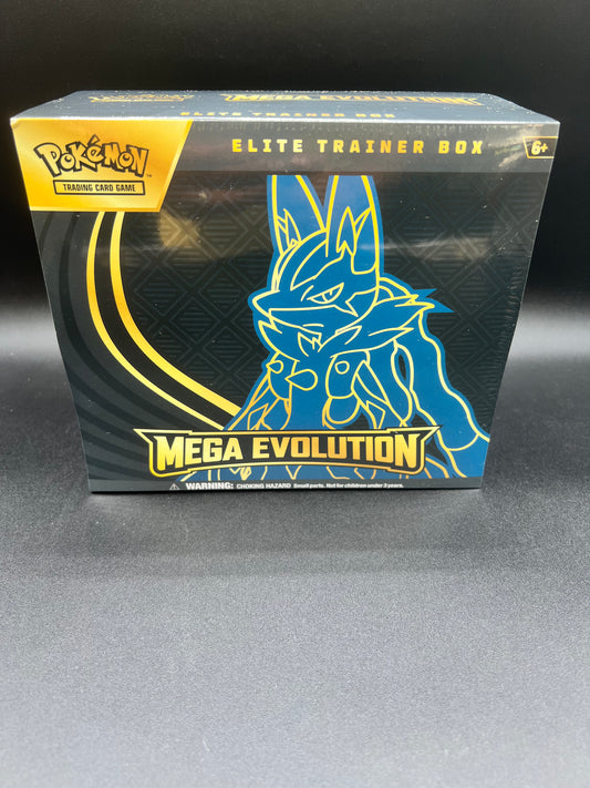 POKEMON CARD MEGA EVOLUTION LUCARIO ELITE TRAINER BOX