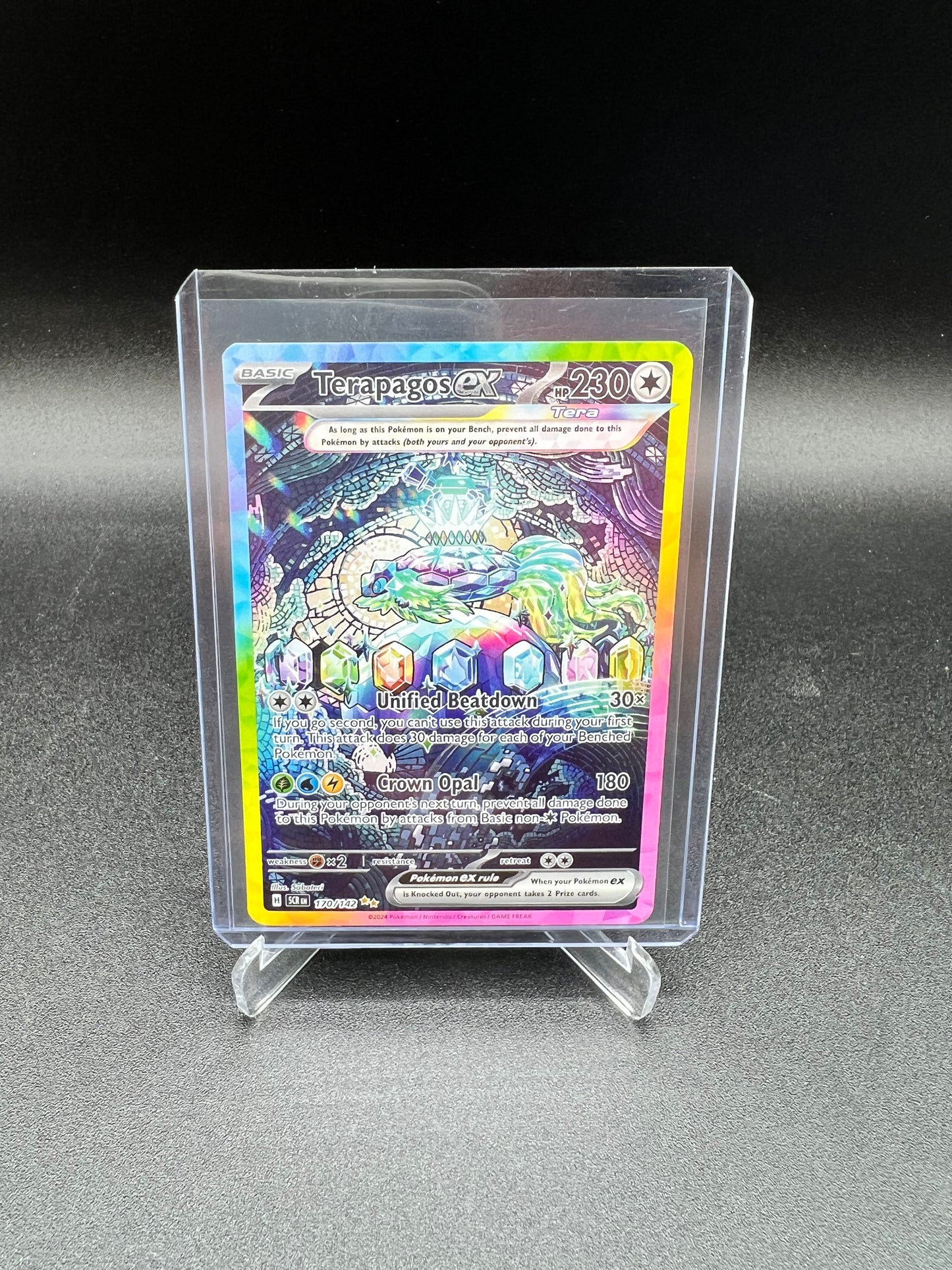 POKEMON CARD TERAPAGOS EX 170/142