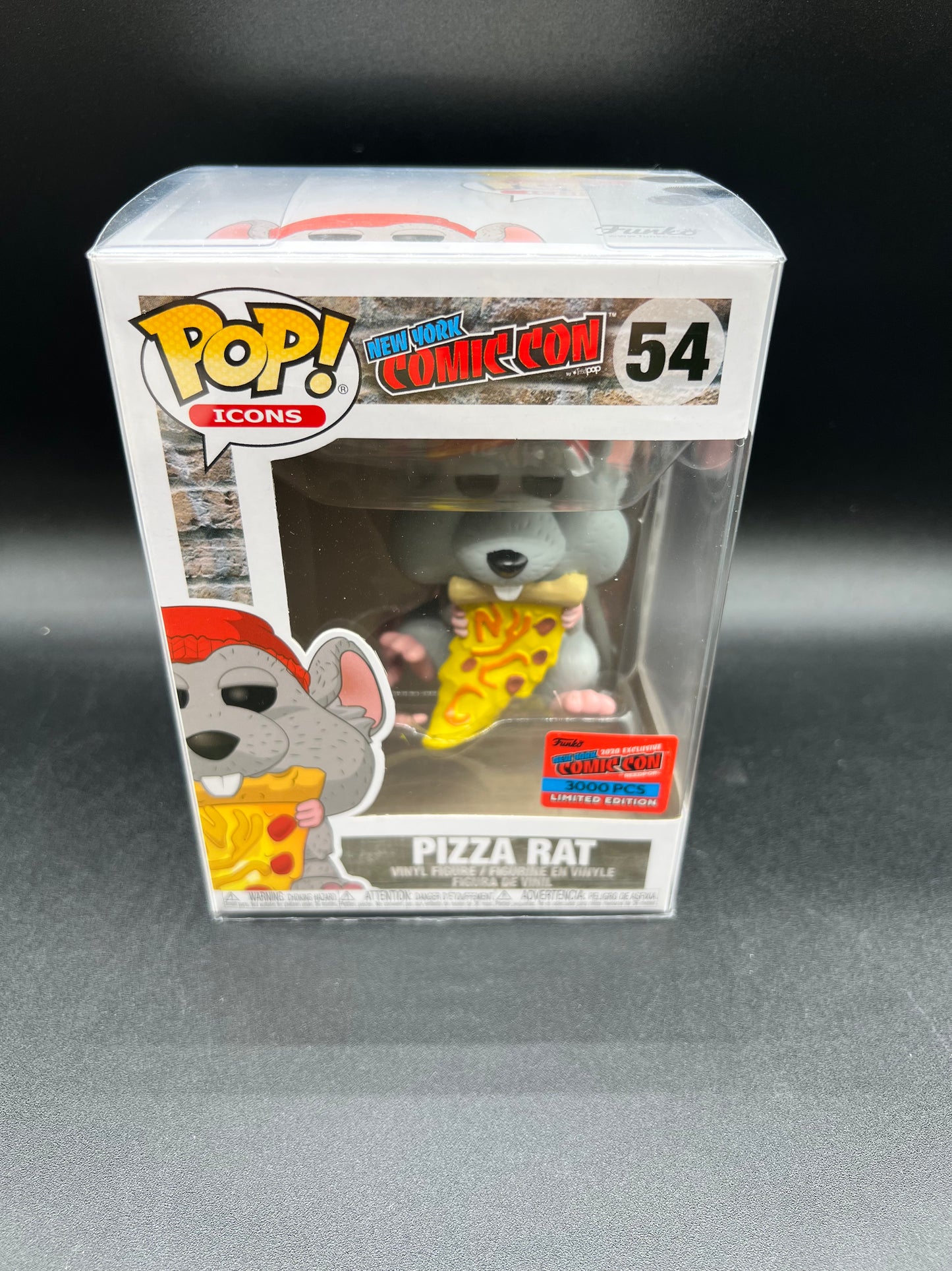 Funko Pop Pizza Rat 54 NYCC Sticker LE 3000 PCS