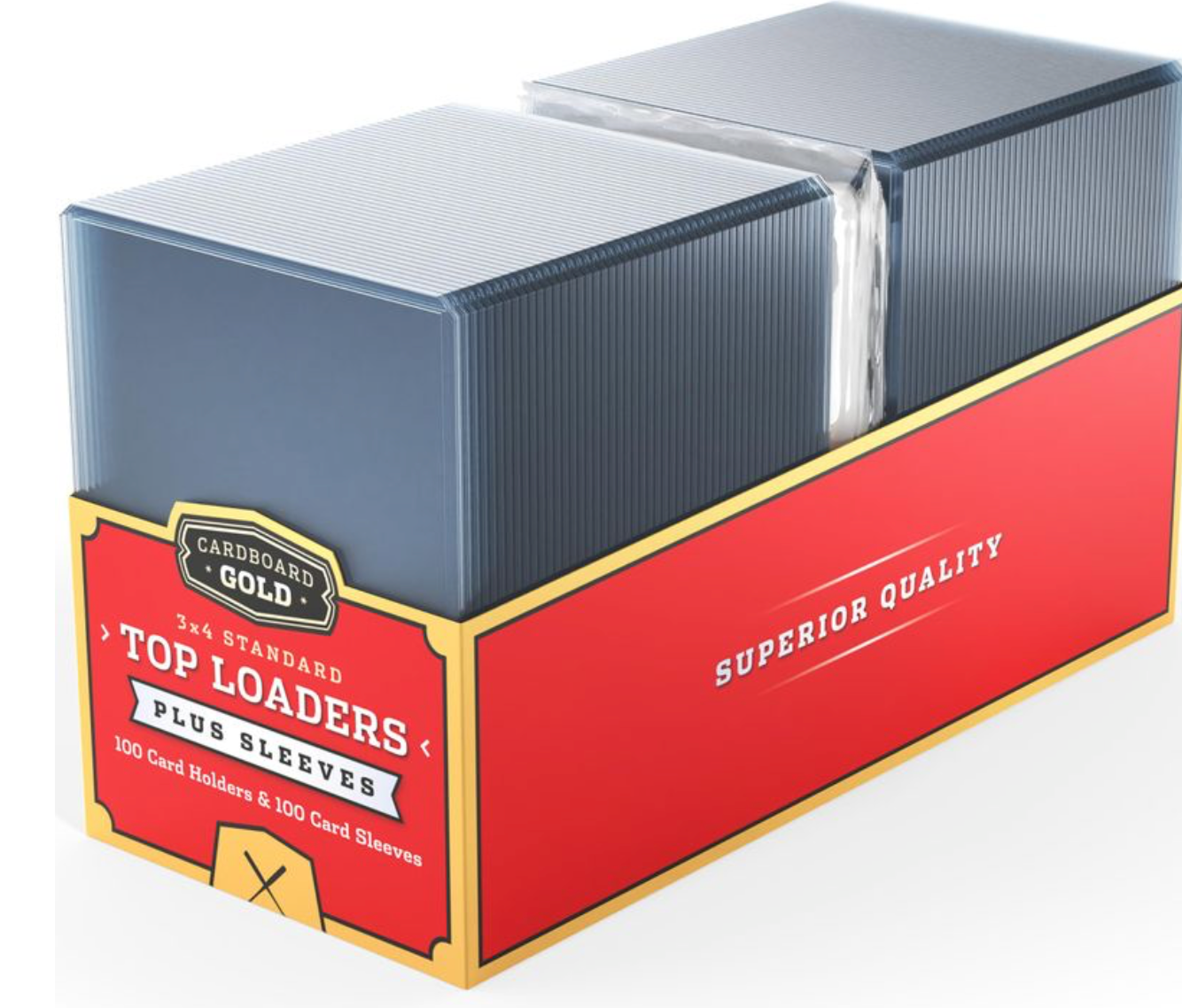 GOLD STANDARD TOPLOADERS AND SLEEVES - 100CT
